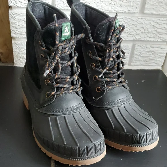 Kamik Women's Black Winter Vegan Water Resistant Boots with Stitching Size 6 - Picture 9 of 13